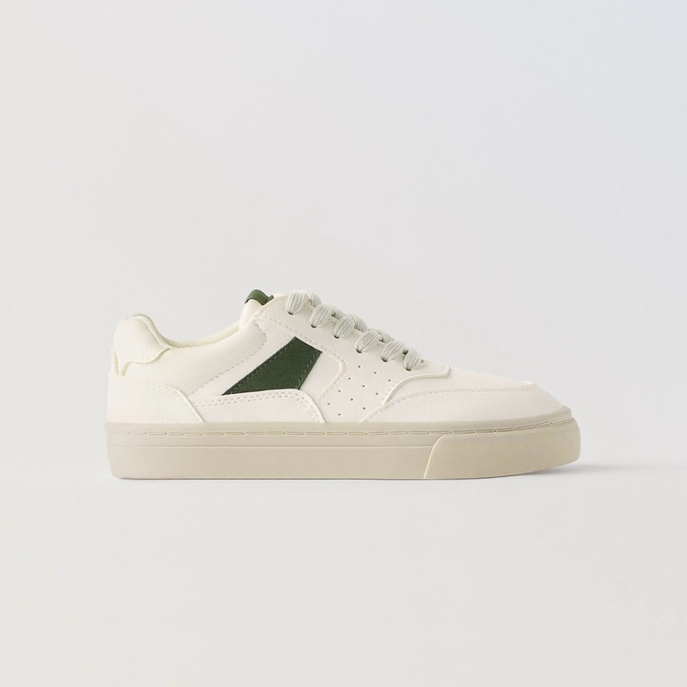 ZARA RETRO SNEAKERS - BRAND NEW - OFF WHITE - 5.5